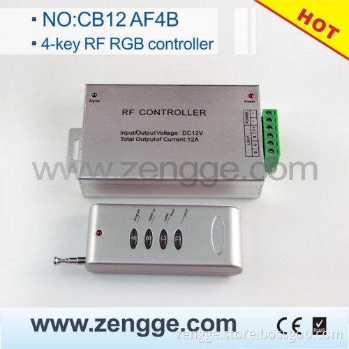 new product! RF 4-key RGB LED controller with CE&RoHS(Aluminum version)